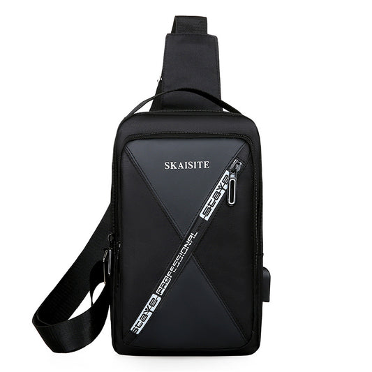 Men's New Oxford Cloth Fashion Korean Men's Chest Bags