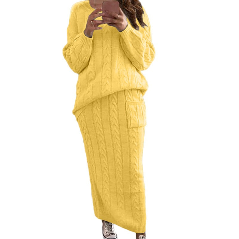 Women's Trendy Fashion Twist Flower Needle Sweaters