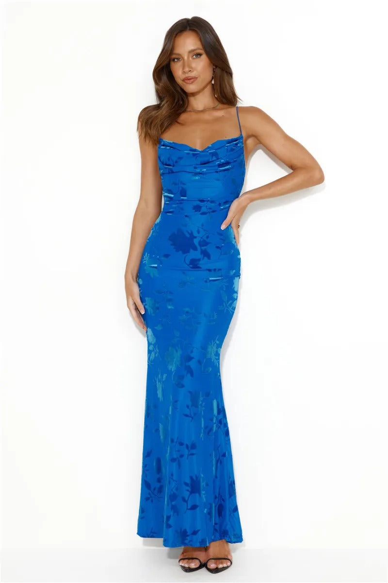 Blue Dress Casual Elegant Summer Private Dresses