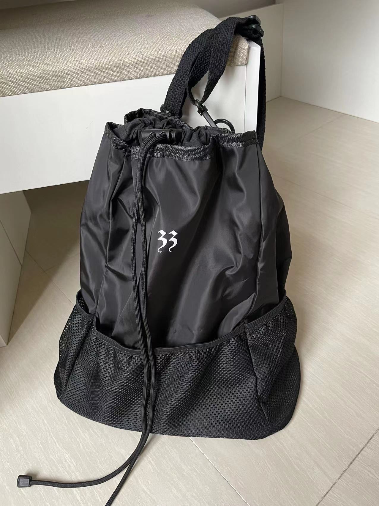 Women's Three-dimensional Offset Print Gray Nylon Lightweight Large Capacity Backpacks