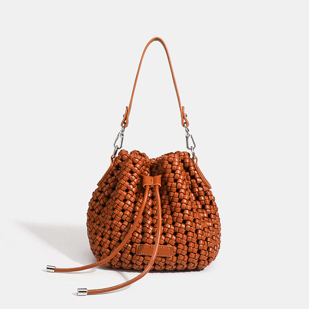 Women's Woven Drawstring Cross Body High-grade Bags
