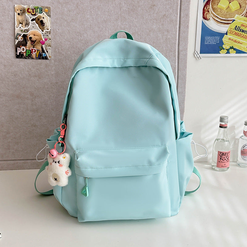 Style Simple Lettered Sweet Fresh Junior Middle School Students' Schoolbags