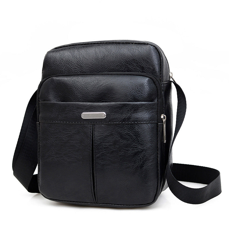 Men's Korean High-grade Leather Fashion Big Men's Shoulder Bags