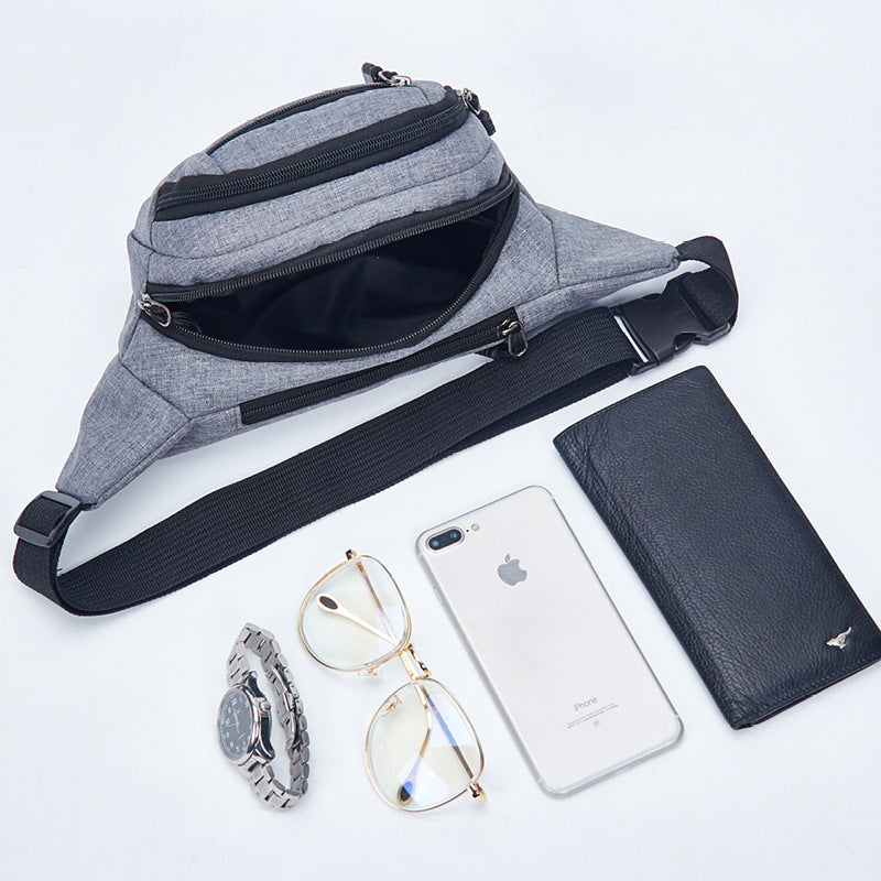 Women's & Men's & Fashion Waterproof Leisure Large Capacity Men's Waist Packs