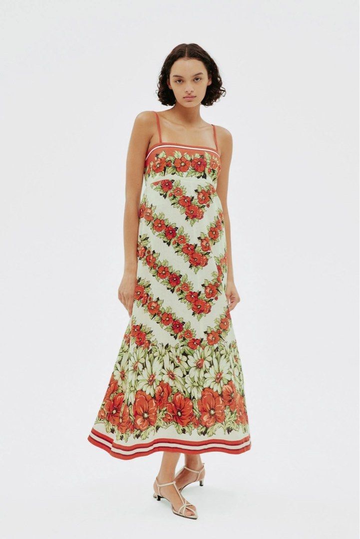 Women's Summer Beach Style Positioning Printing Large Swing Dress