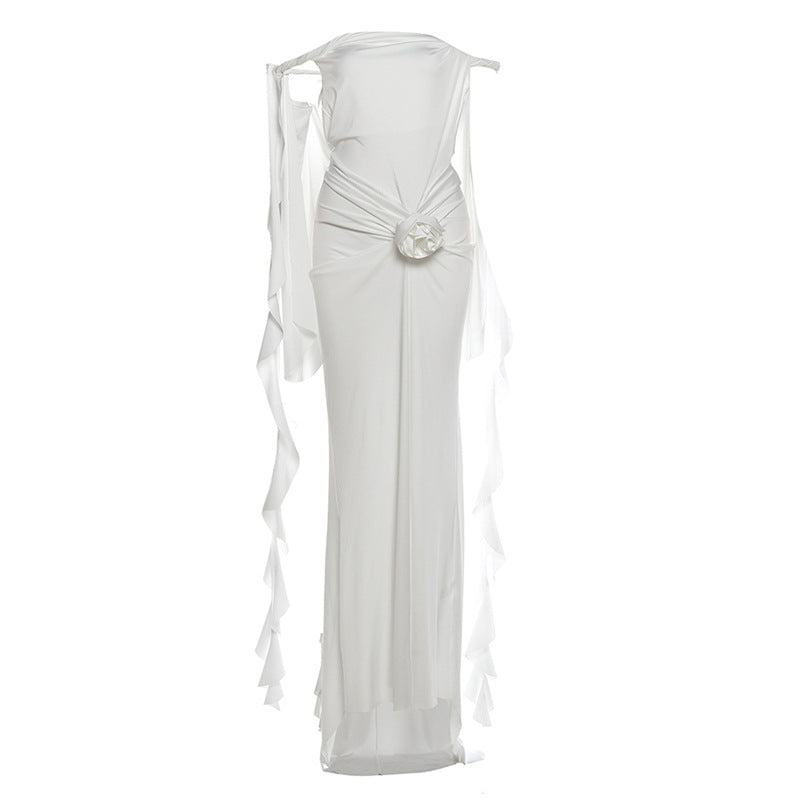 Women's Winter Light Luxury High-grade Pendant Slimming Banquet Dresses