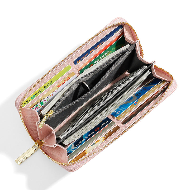 Women's Capacity Long Fashion Niche Clutch Credentials Ladies Wallets