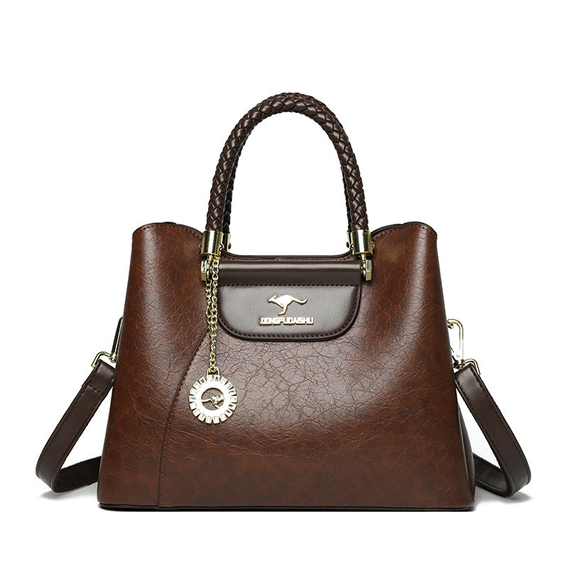 Women's Capacity Elegant Stitching Portable Trendy Stylish Personalized Bags