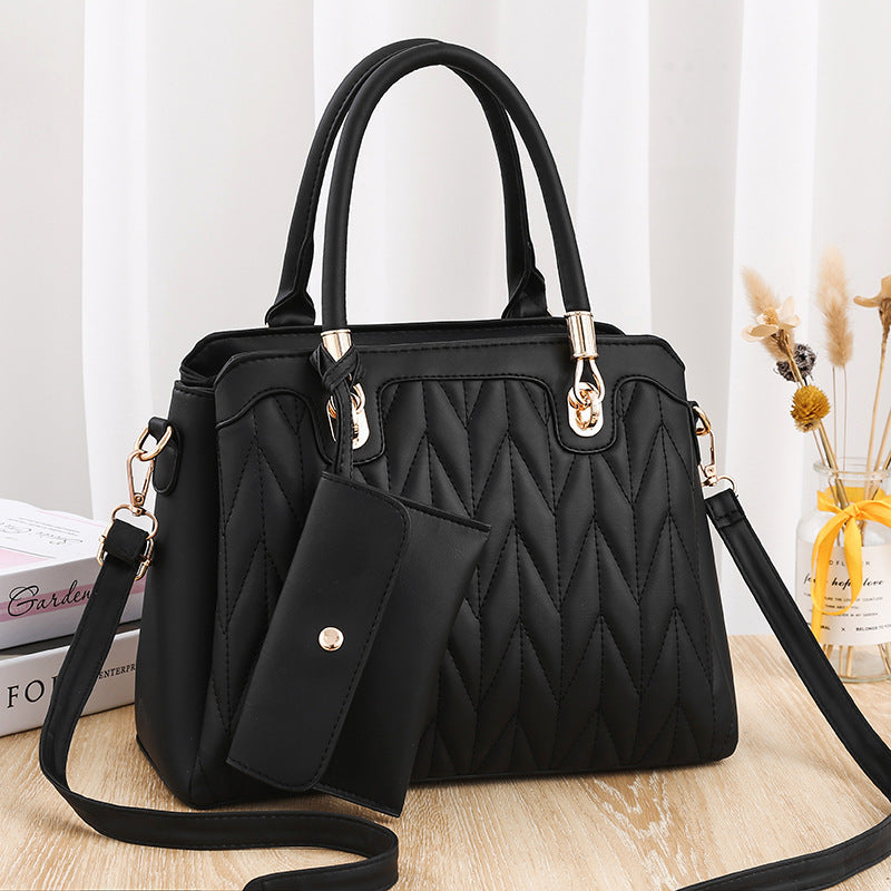 Women's Summer Embroidery Thread Diamond Fashion Large Handbags