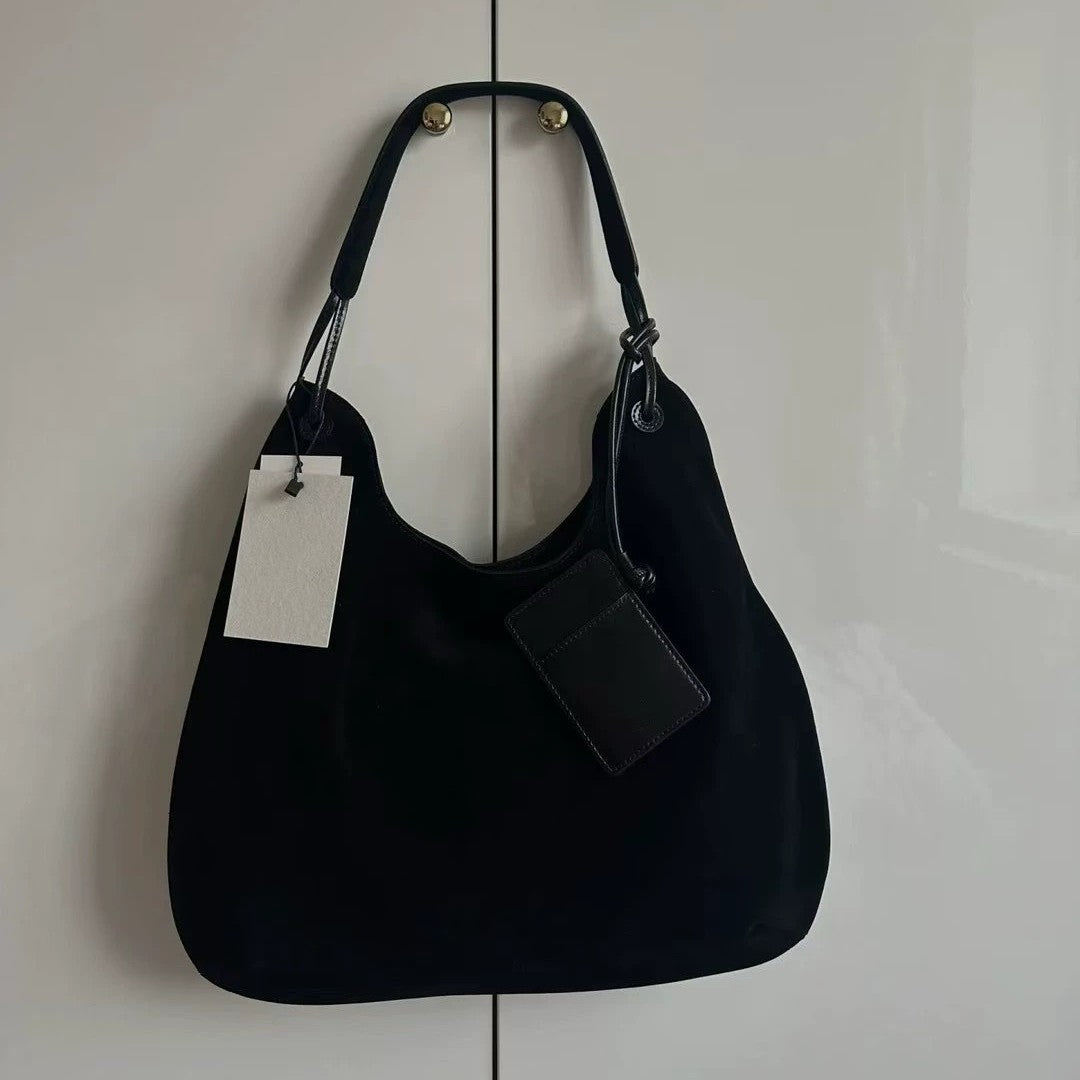 Classic Women's Design Fashion Suede Leather Armpit Bags