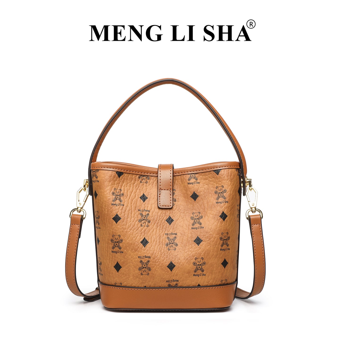 Niche Vintage Fashion Print Cross Body Handbags