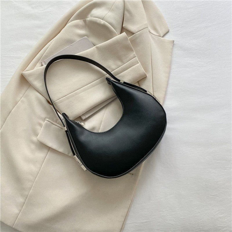Women's French Moon Saddle Baguette Advanced Texture Armpit Bags