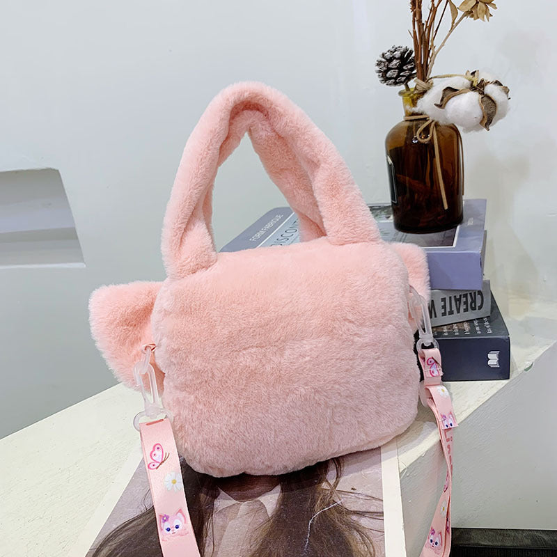 Plush Cute Cartoon Crane Machines Doll Purses