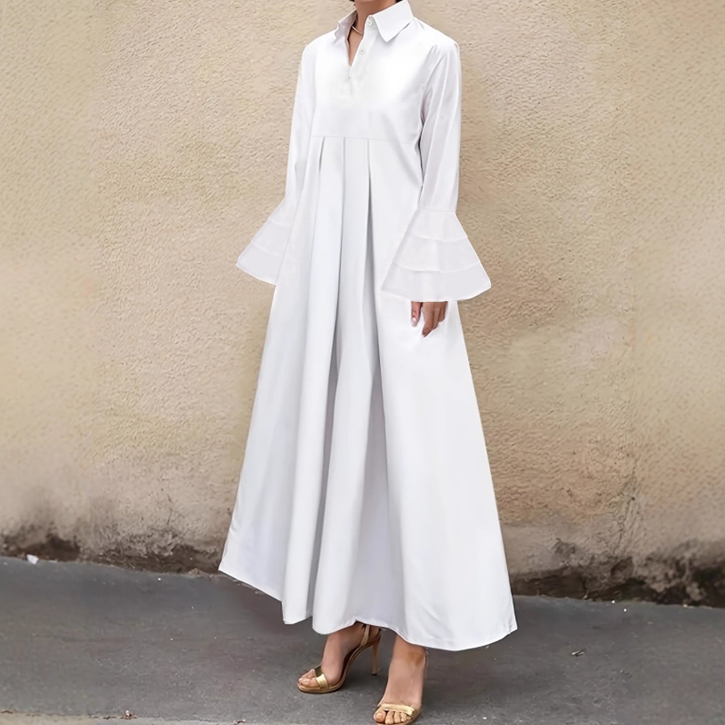 Women's Fashion Elegant Long Sleeve Ladies Dress Dresses