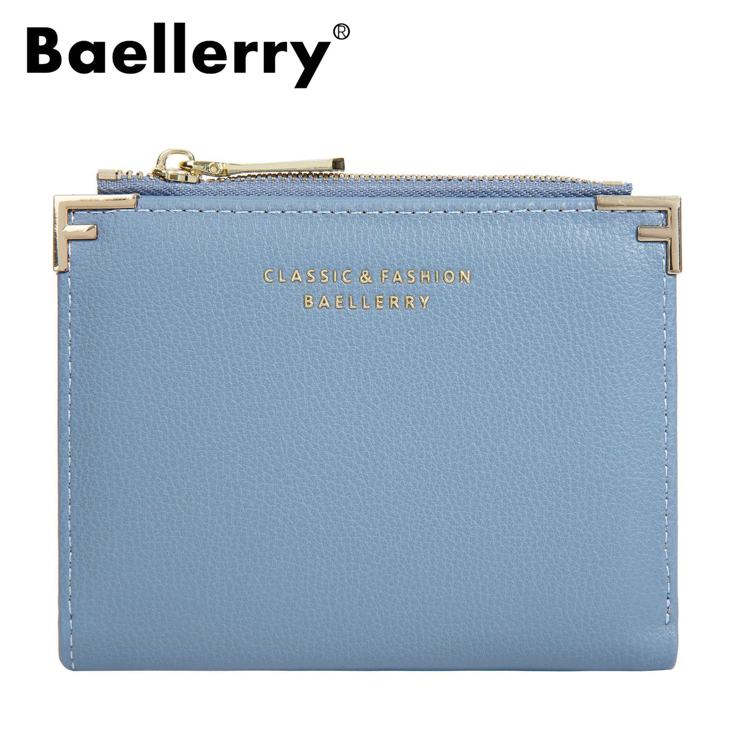 Women's Attractive Short Multiple Slots Zipper Ladies Wallets