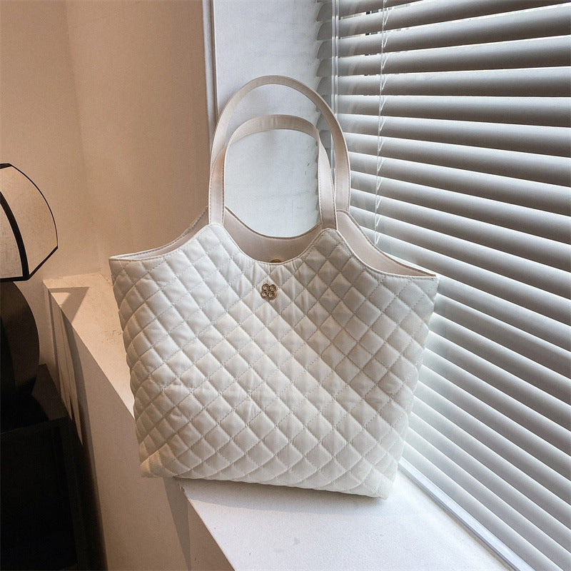Women's Retro Commuter Big Fashionable Stylish Autumn Tote Bags