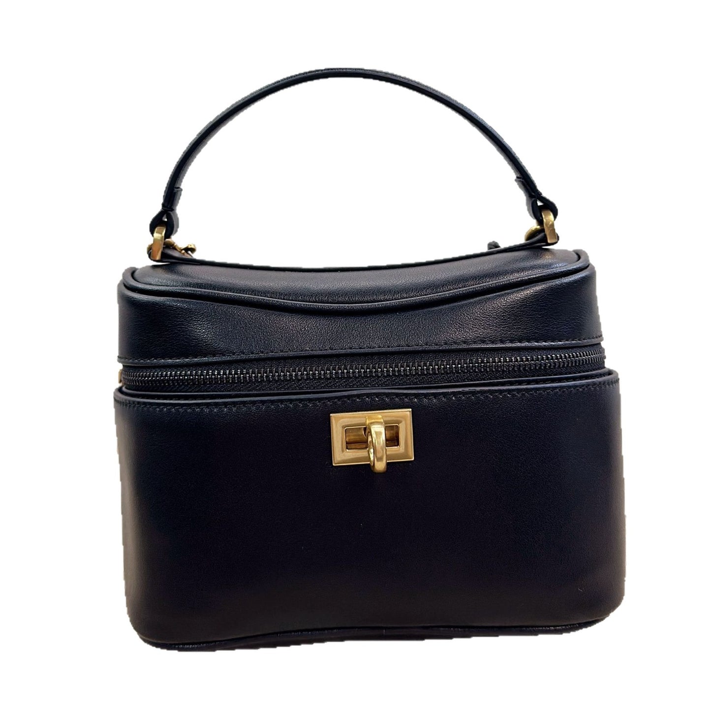 Matte Cowhide Lunch Box Large Capacity Crossbody Bags