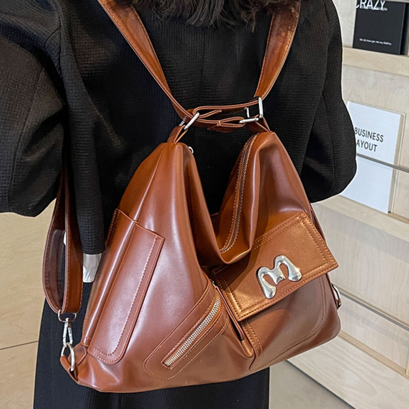 Women's Large Capacity Commuter Versatile Fashion High Shoulder Bags