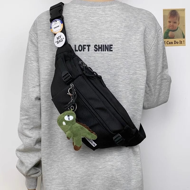 Male Female Trendy Sporty Simplicity Fashion Men's Waist Packs