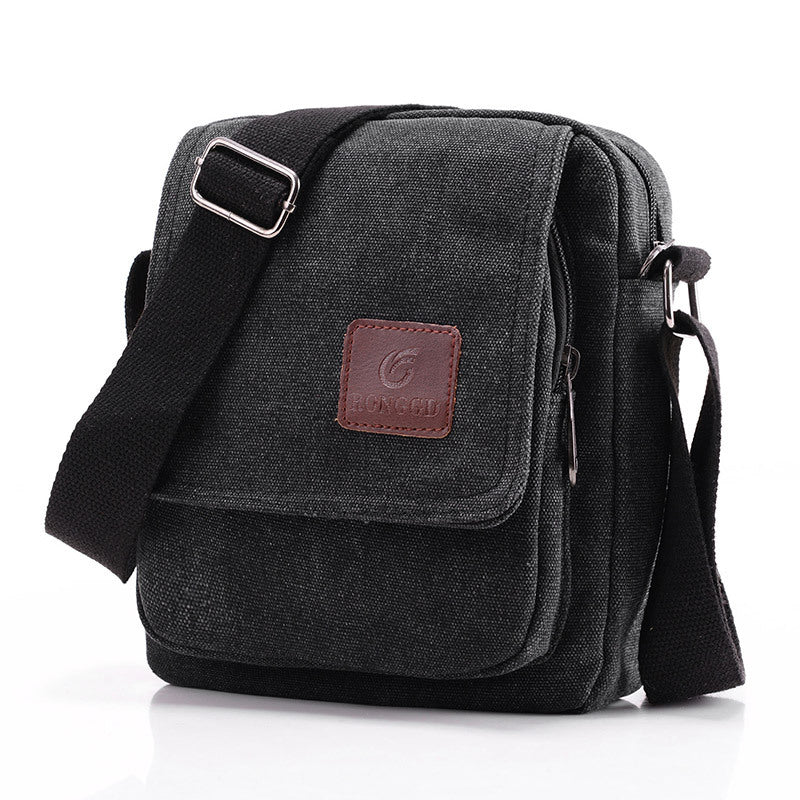 Men's High-grade Canvas Commute Retro Fashion Men's Shoulder Bags