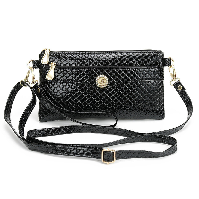 Women's Unique Popular Fashion Clutch Mobile Small Square Bags