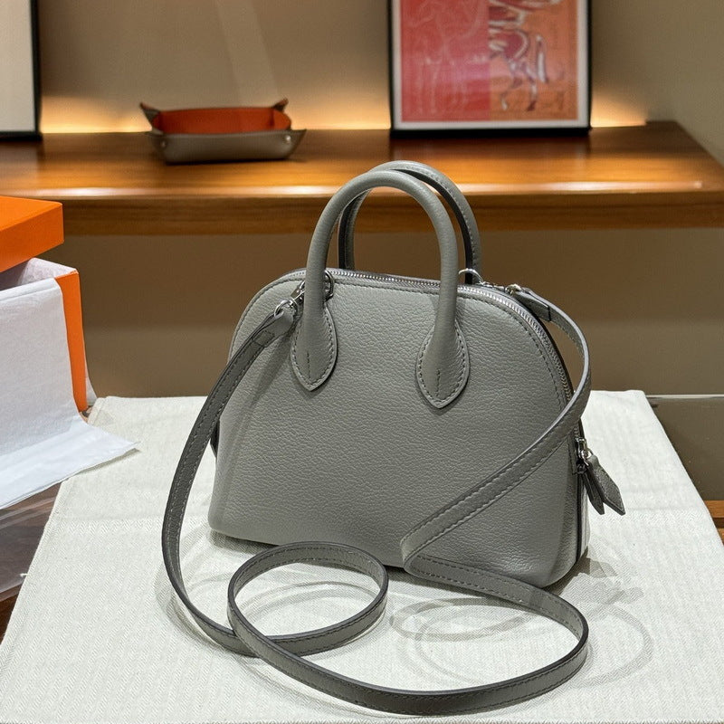 Women's First Layer Cowhide Sheep Pattern Mini Handbags