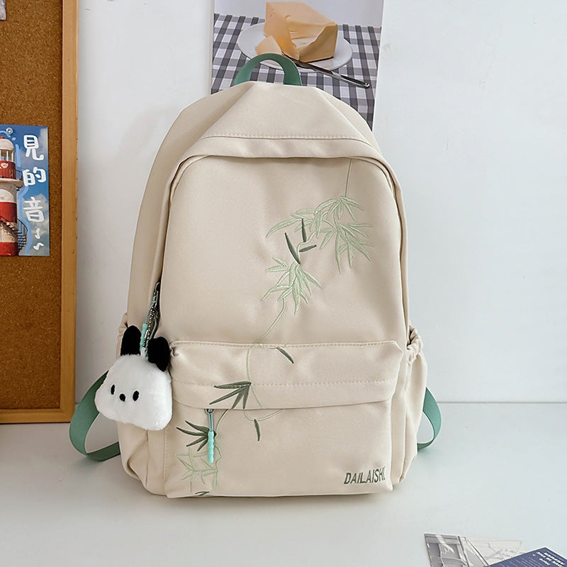 Chinese Style Niche Design Lightweight Waterproof Middle School Students' Schoolbags