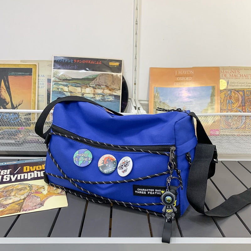 Men's Male Youth Less Large Capacity Street Men's Messenger Bags