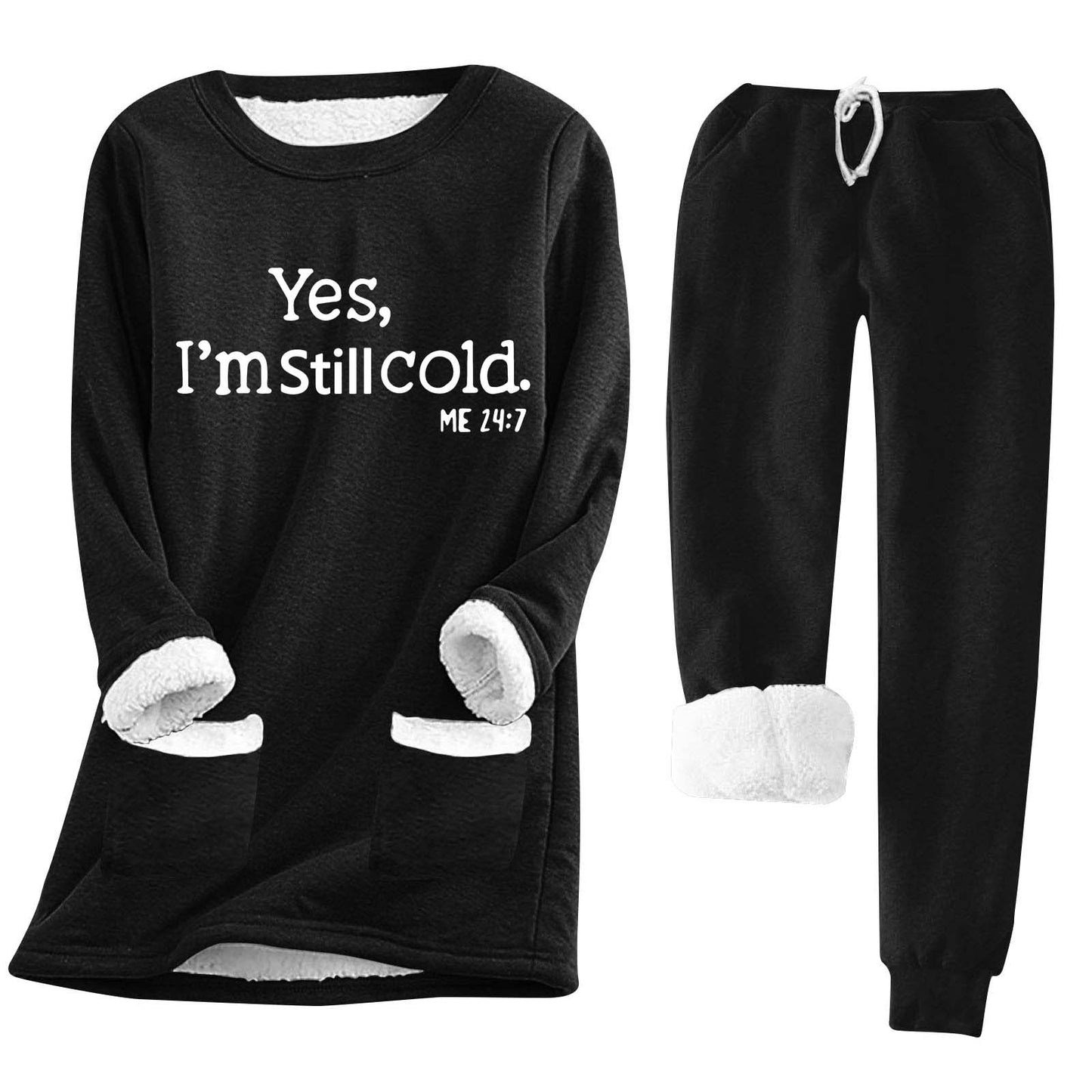 Women's Long-sleeved Pullover Casual Thickening Letter Print Sweaters