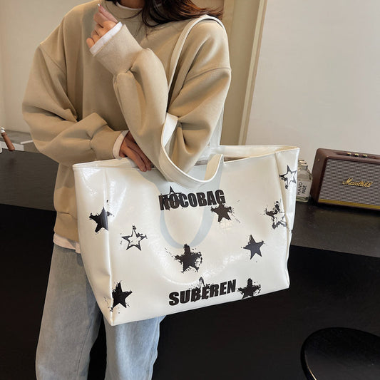 Women's Simple Commute Portable Nylon Large Capacity Travel Bags