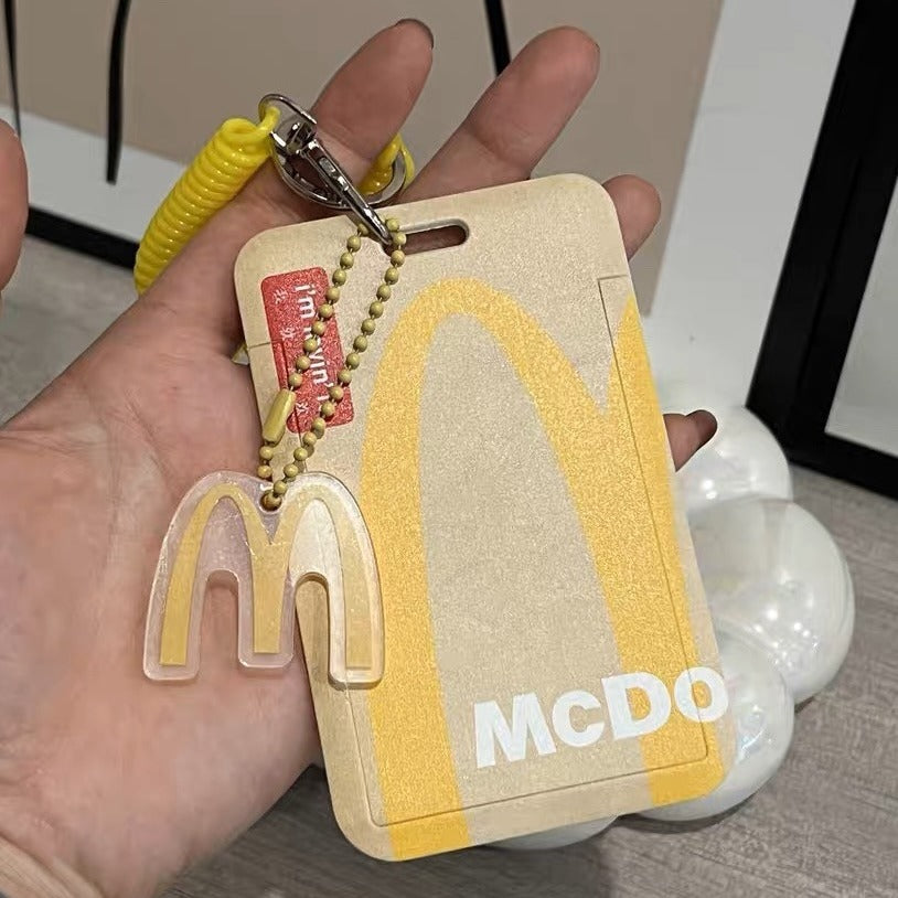 Cute Meal Bus Subway License Ornament Card Holder