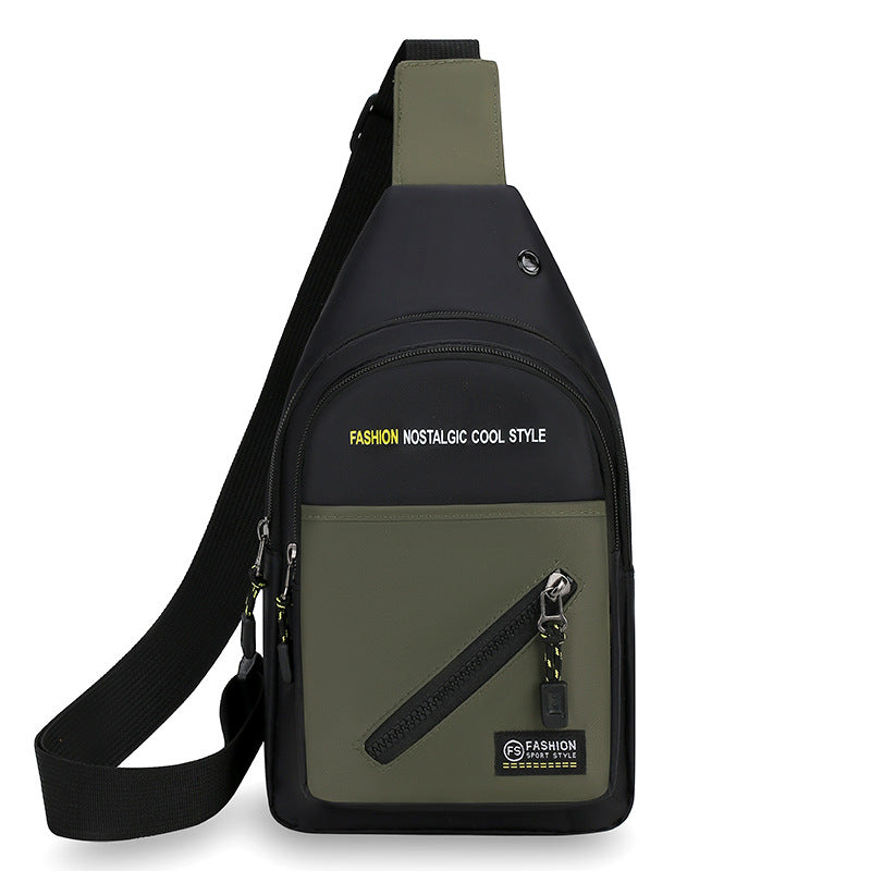 Men's Waterproof Multifunctional Lightweight Single Handsome Large Men's Chest Bags