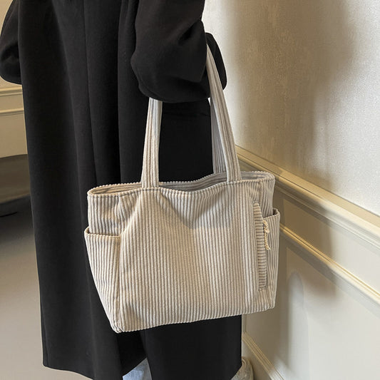 Women's Autumn Versatile Large Capacity Retro Simple Shoulder Bags