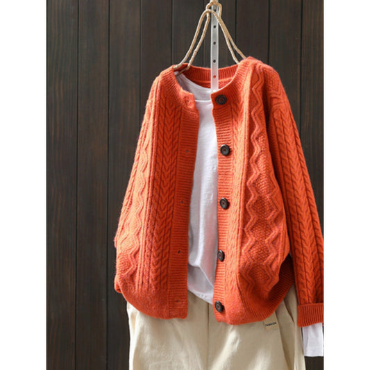 Women's Autumn Loose Beautiful Western Style Knitted Sweaters