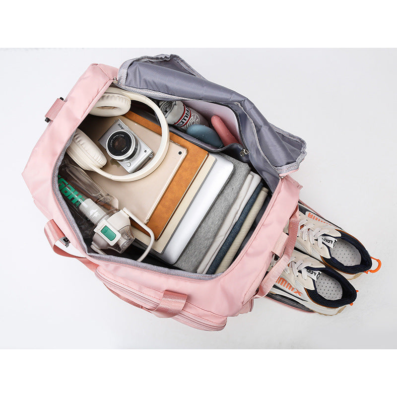 Women's Large Capacity Training Fitness Portable Short Travel Bags