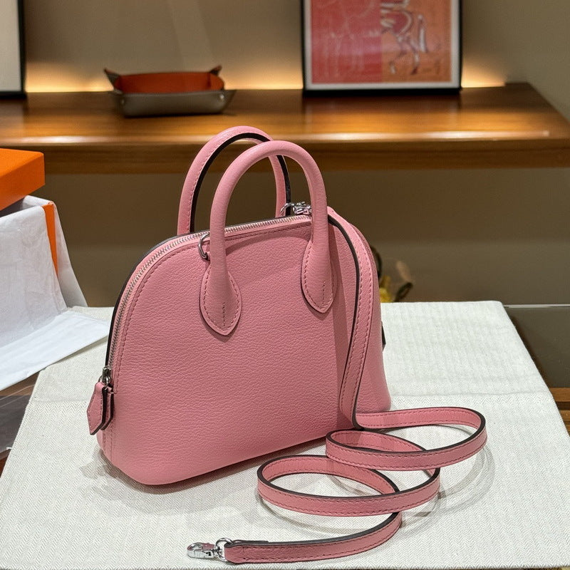 Women's First Layer Cowhide Sheep Pattern Mini Handbags