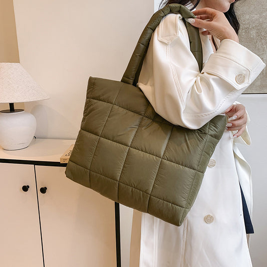 Fashion Cotton Coat Western Style Winter Shoulder Bags
