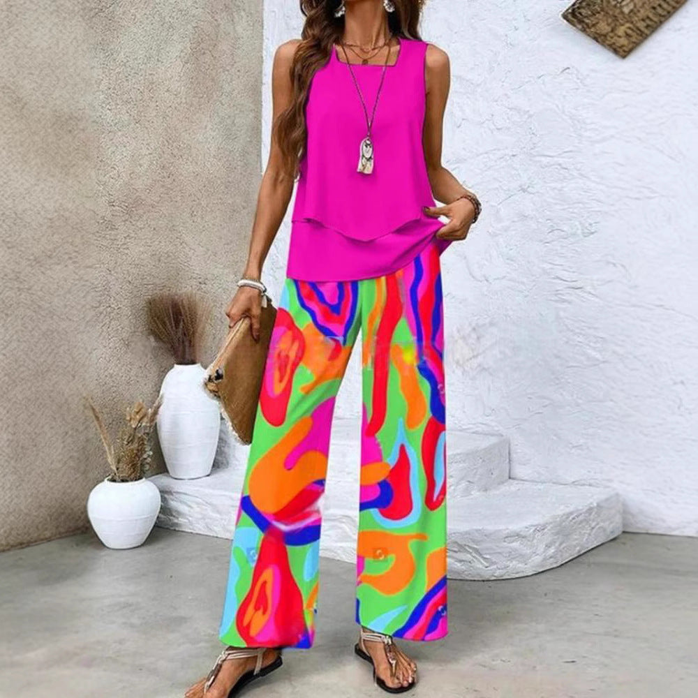 Pretty Durable Beautiful Casual Women's Sleeveless Fashion Casual Suit