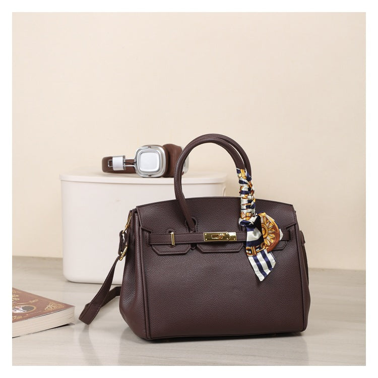 Versatile Women's Kelly Silk Scarf Twist Crossbody Bags