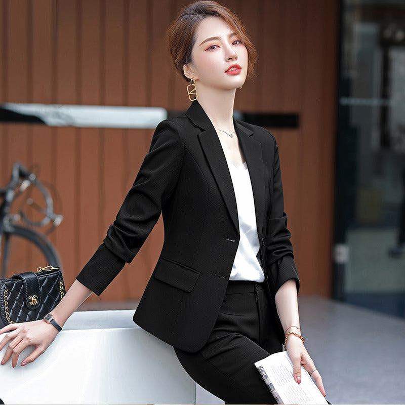 Women's Wear Big Fashion Elegant Formal Workplace Interview Small Suit