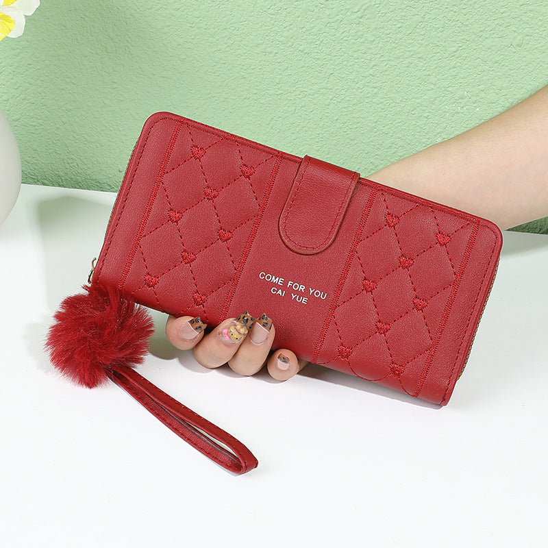 Women's Design Style Long Korean Clutch Multiple Ladies Wallets