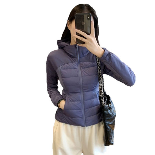 Women's Duck Down Sports Lightweight Long Sleeve Jackets