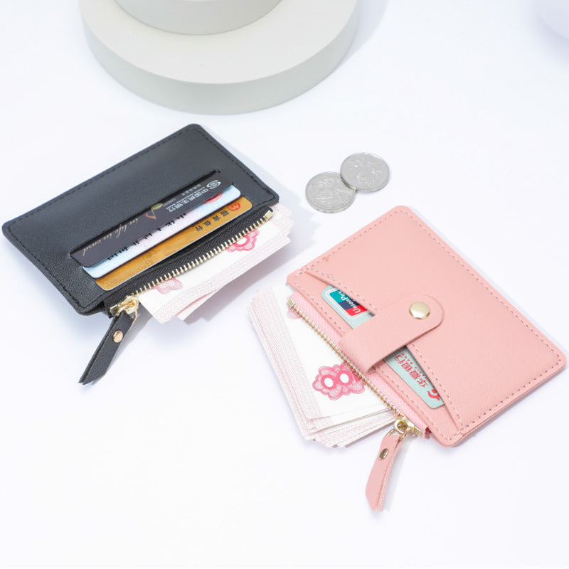 Design Multiple Slots Female Candy Color Card Holder