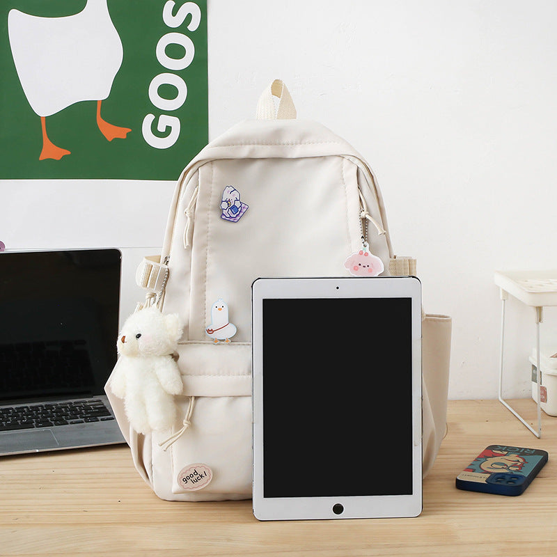 Junior High Female Large Capacity Versatile Middle School Students' Schoolbags