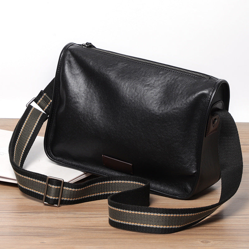 Men's Genuine Leather Retro Trendy Cowhide Men's Messenger Bags