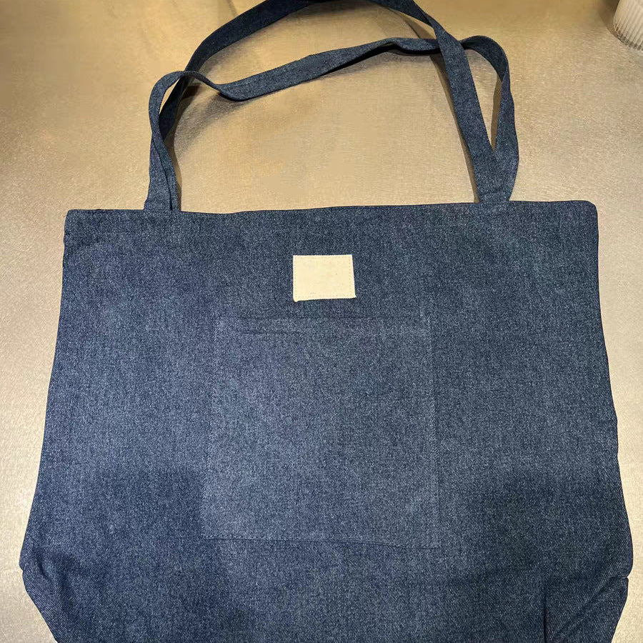 Comfortable Denim Daily Commuting Fashion Large Handbags