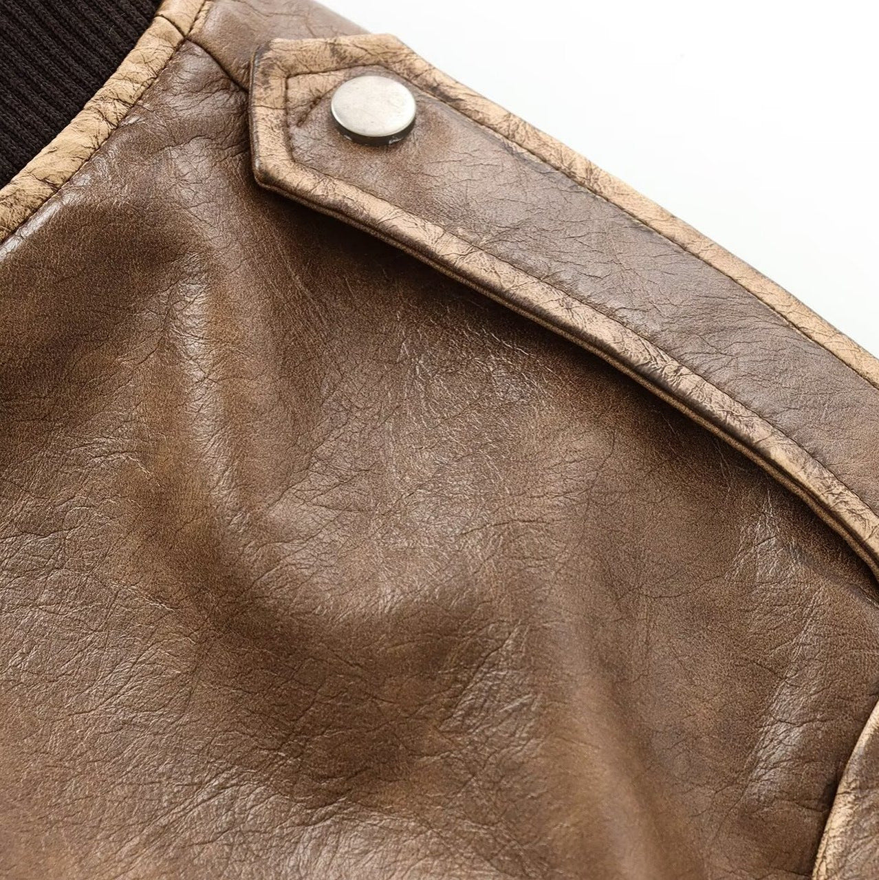Women's Autumn Retro Rub Colored Loose Distressed Coats