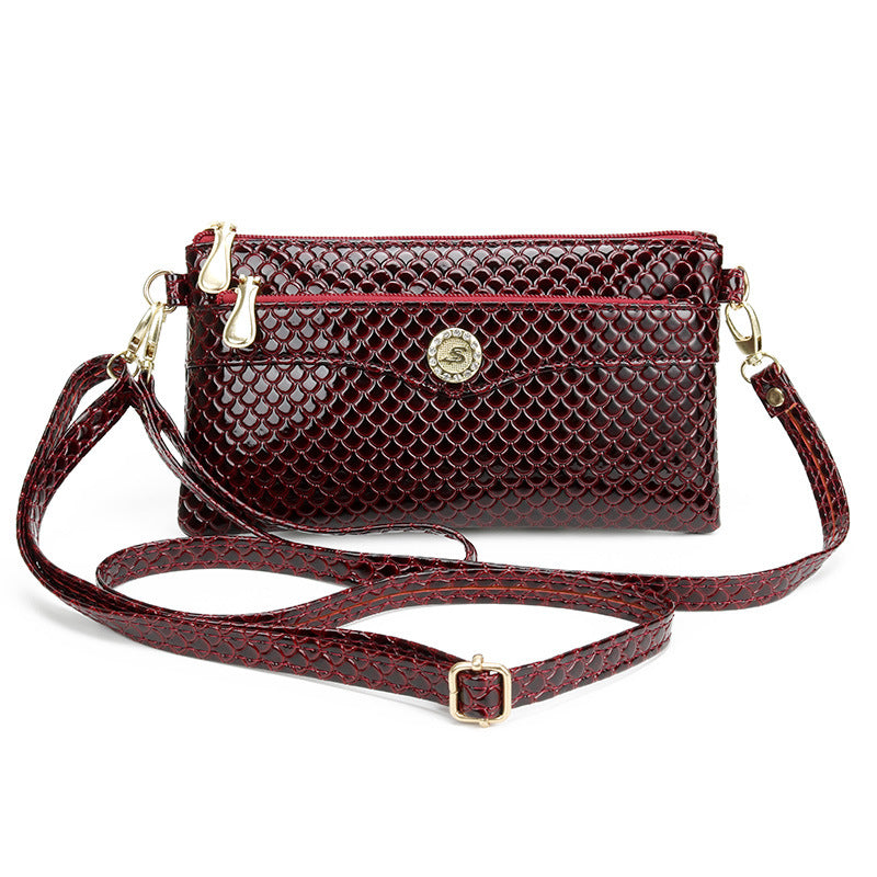 Women's Unique Popular Fashion Clutch Mobile Small Square Bags