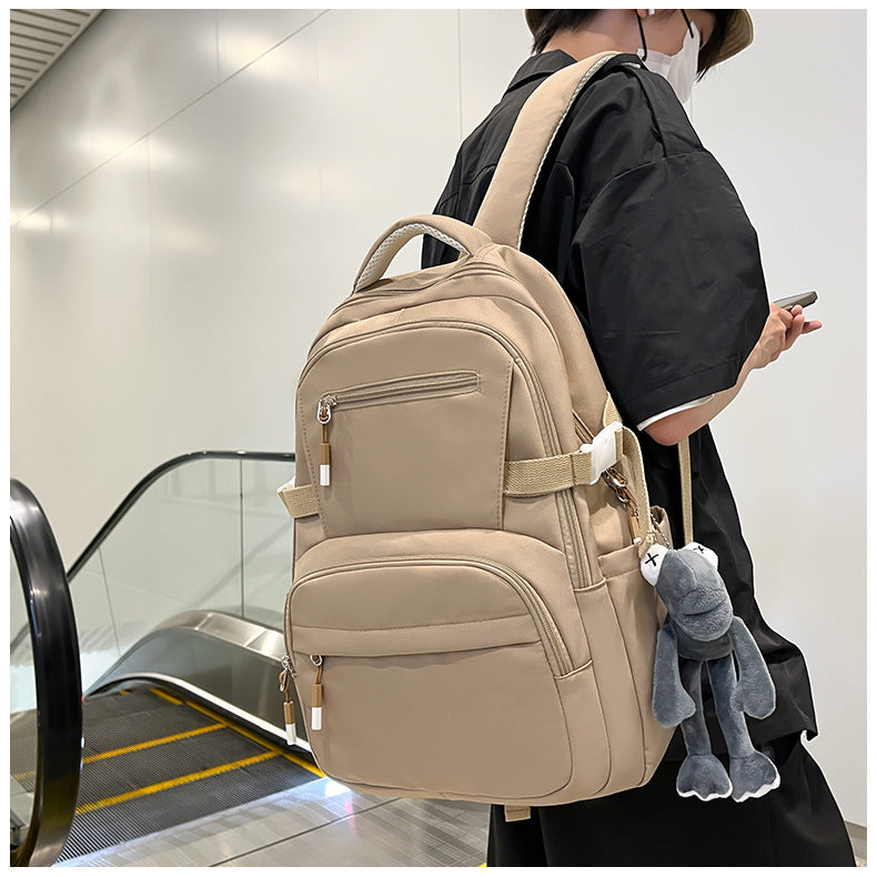 Korean Simple Early High College Leisure Middle School Students' Schoolbags