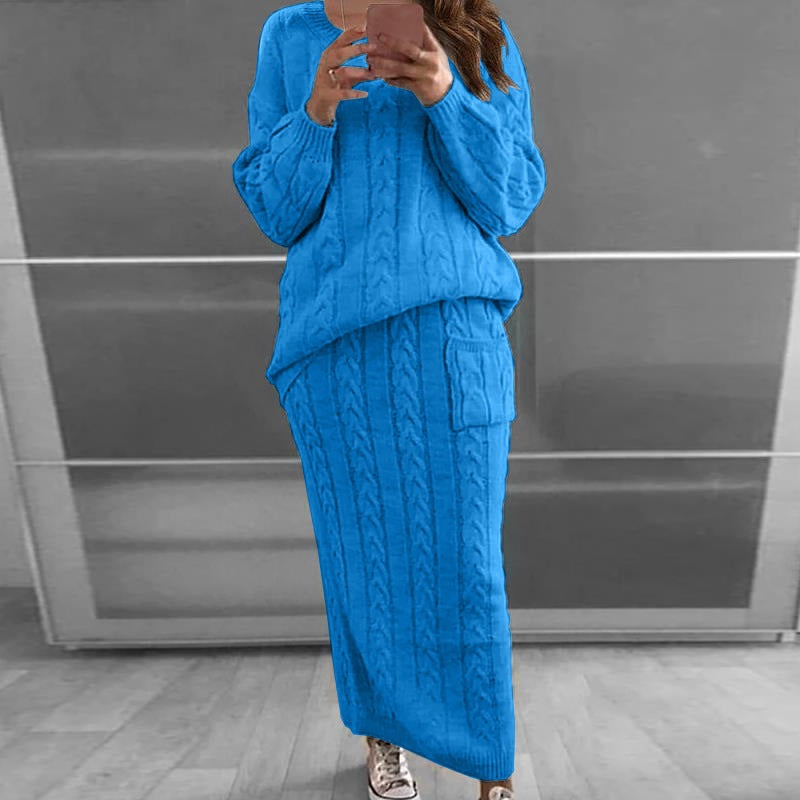 Women's Trendy Fashion Twist Flower Needle Sweaters